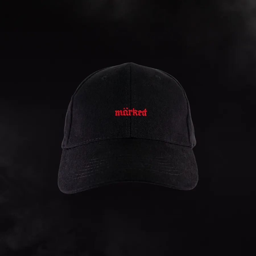 Märked cap, front
